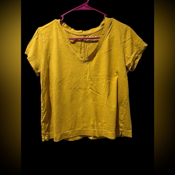 Yellow Loft V-Neck Tshirt‎ - Picture 1 of 3